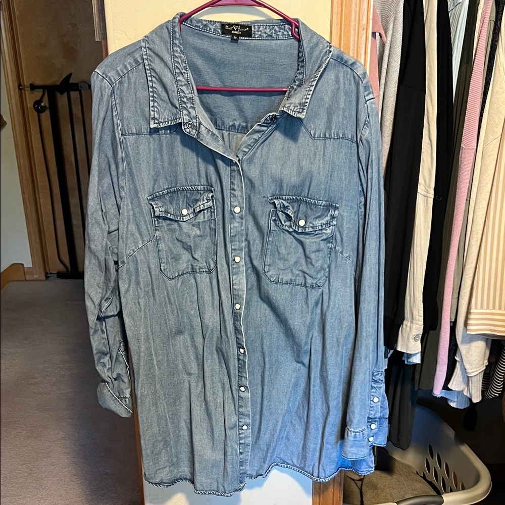 Blue Denim Shirt